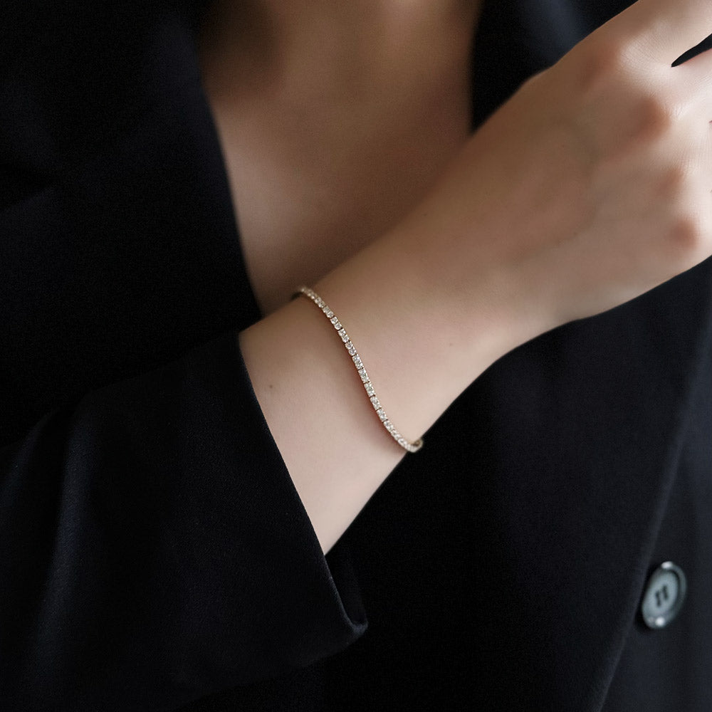 Yellow Gold Waterway Bracelet