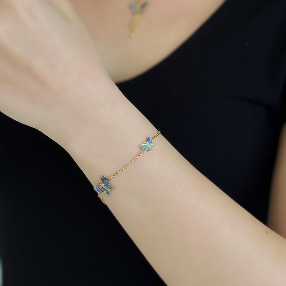 Vitalita Series Three Butterfly Bracelet