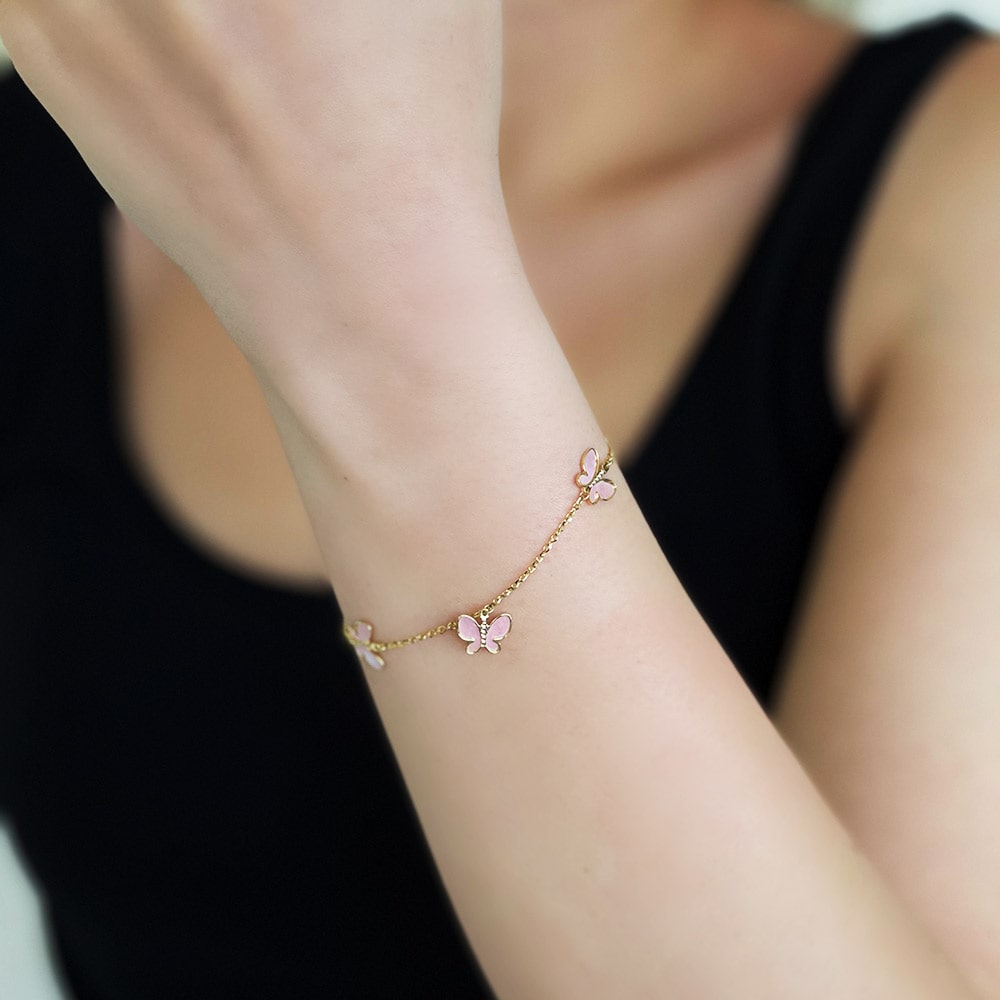 Vitalita Series Quadruple Butterfly Bracelet