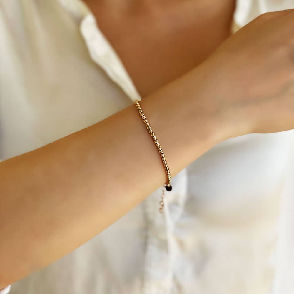 Sequential Dorika Ball Rose Bracelet