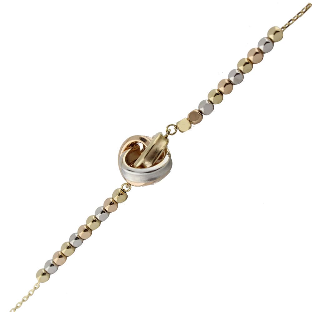 14K Three-Ring Special Design Bracelet