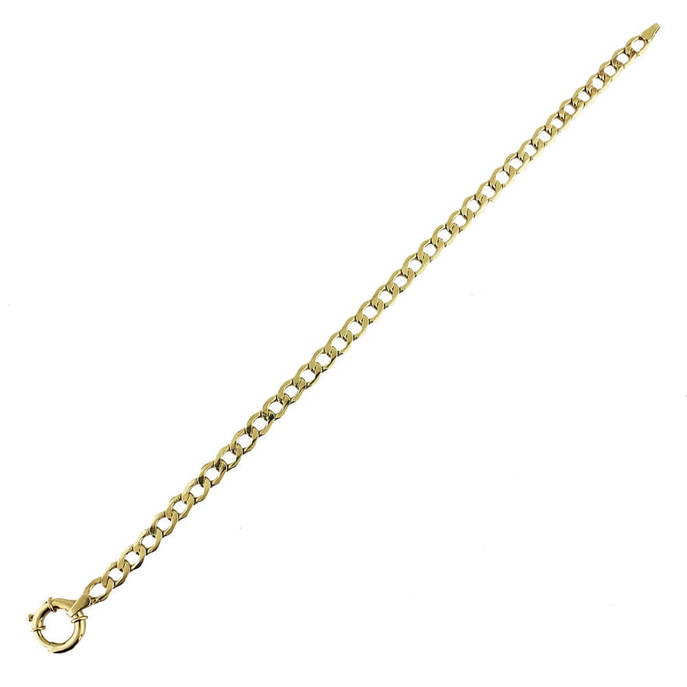 14K Cuban Link Gold Women's Bracelet
