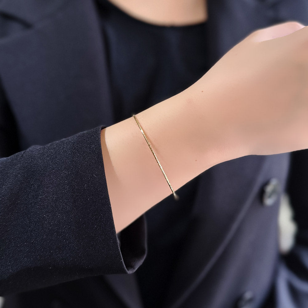 Yellow Gold Thin Bracelet