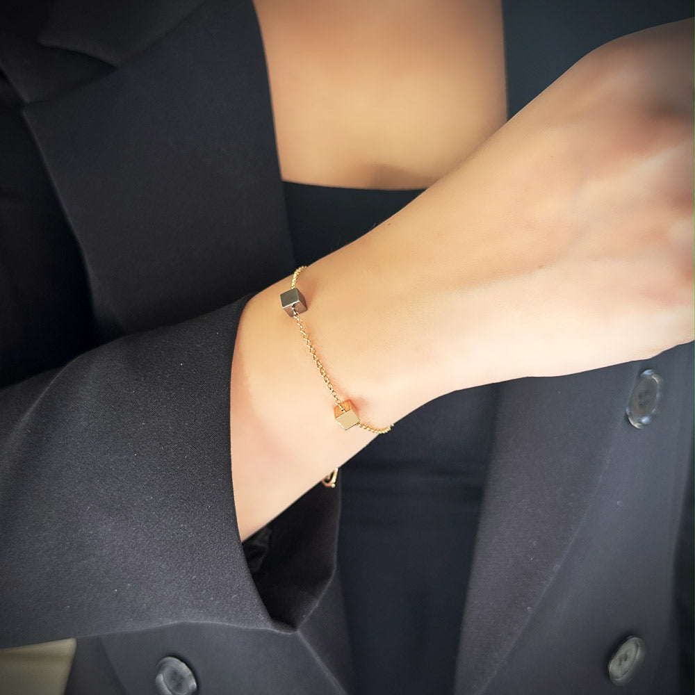 Qube Chain Bracelet