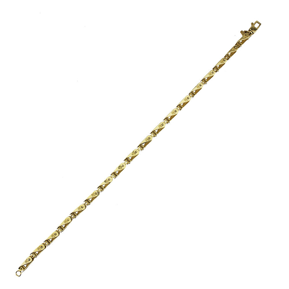 14K Yellow Gold Casual Women's Bracelet