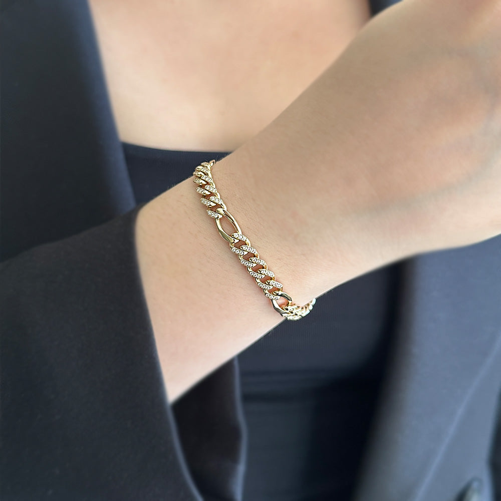 Stone Chain Bracelet