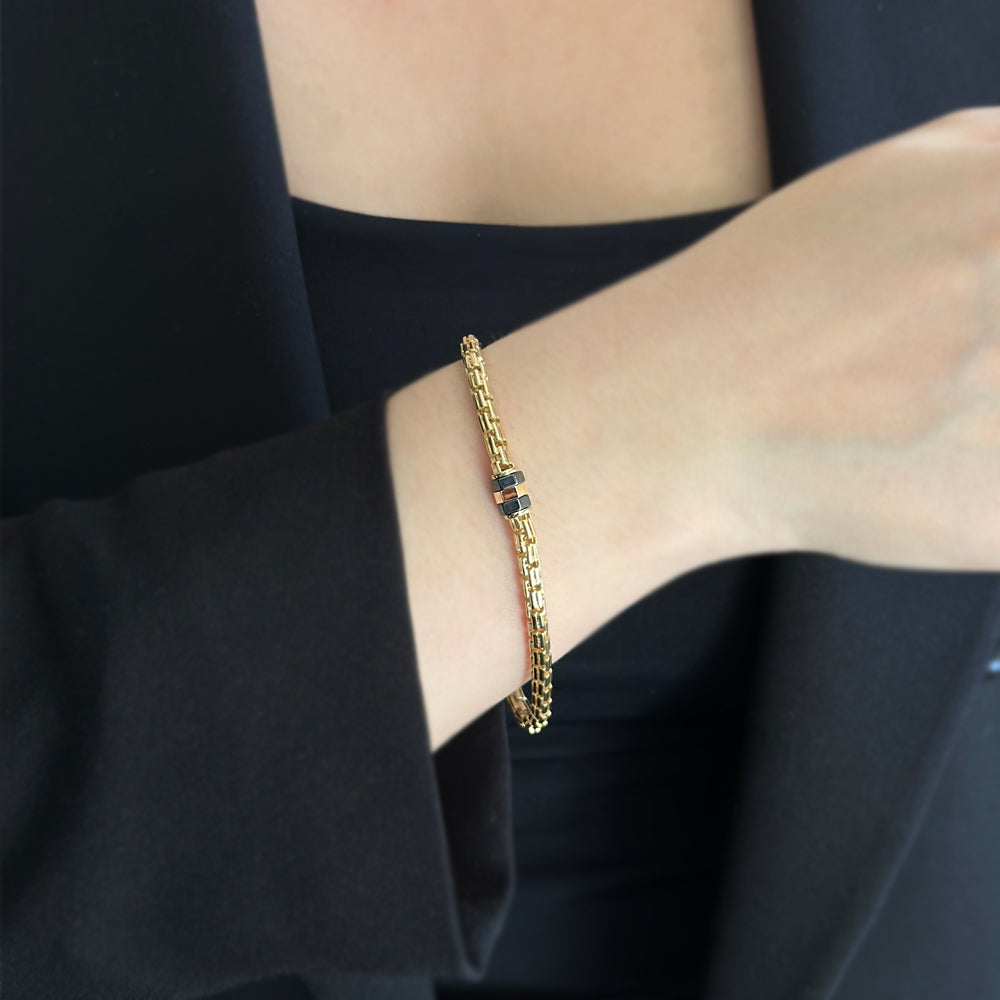14K Unisex Chain Bracelet