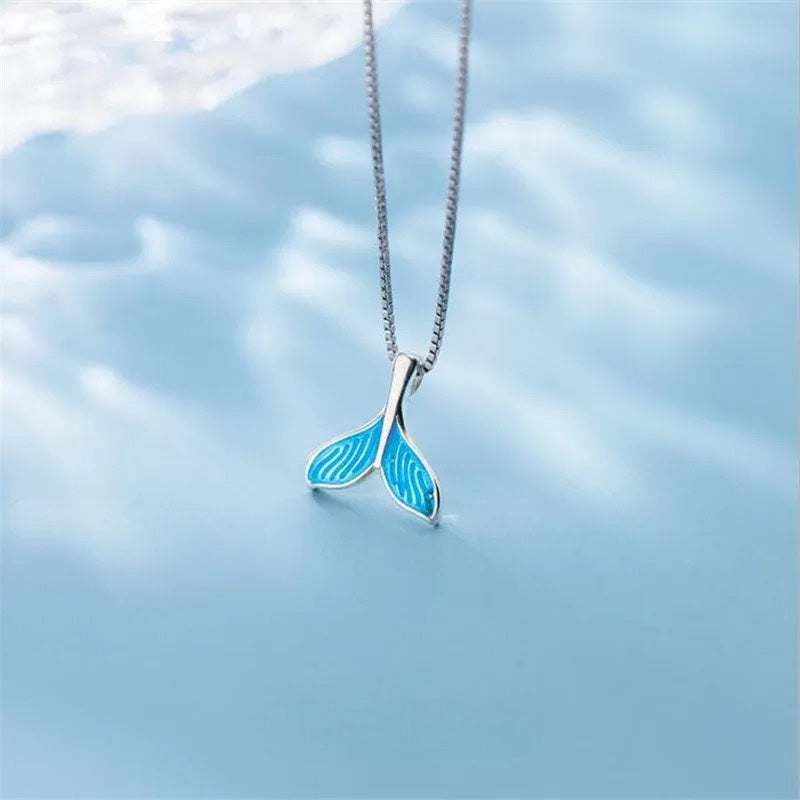 925 Silver | Whale Tail Necklace