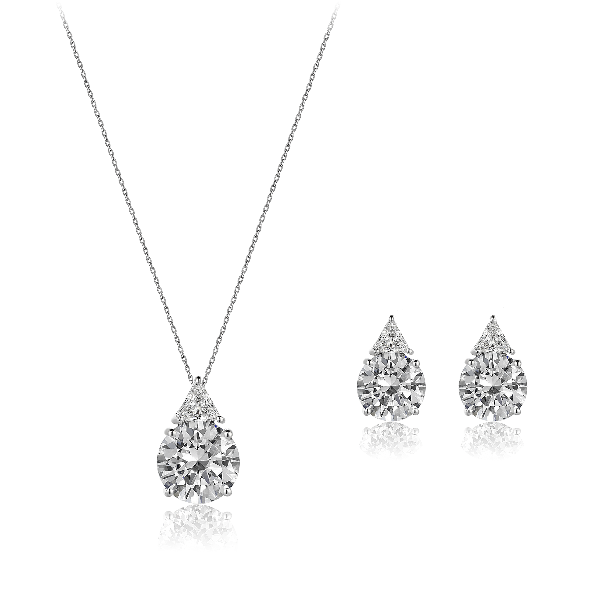 Balance Diamond Hybrid Gold Solitaire Design Set