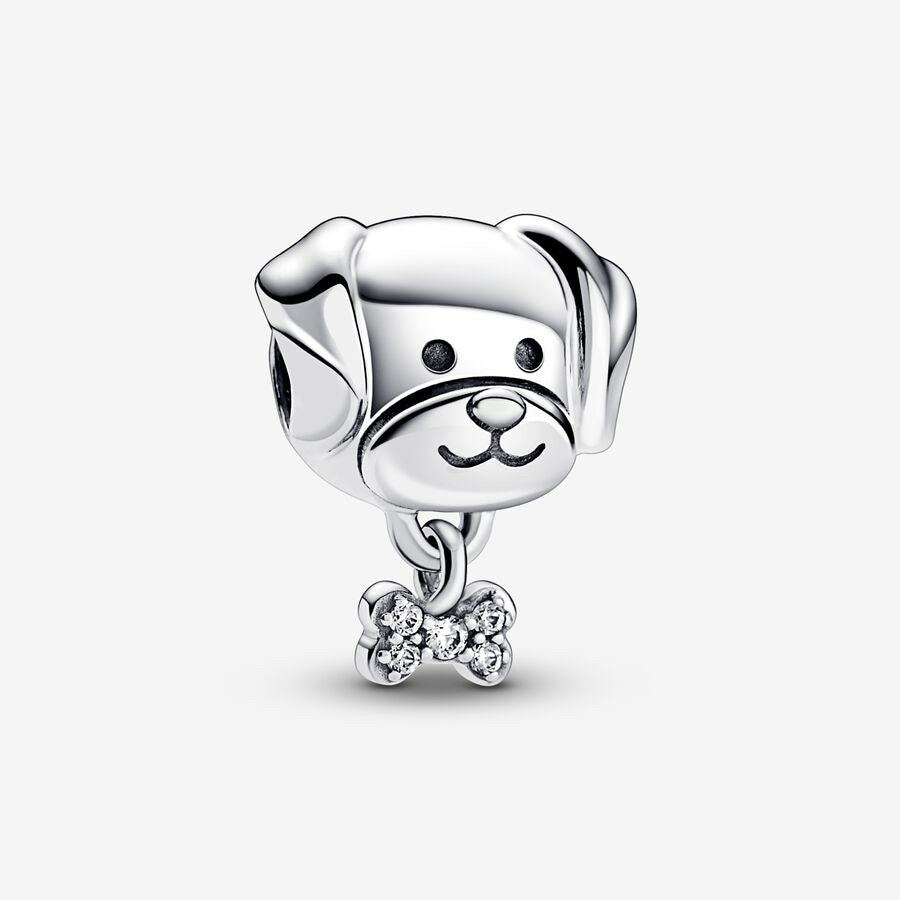 Dog and Bone Charm