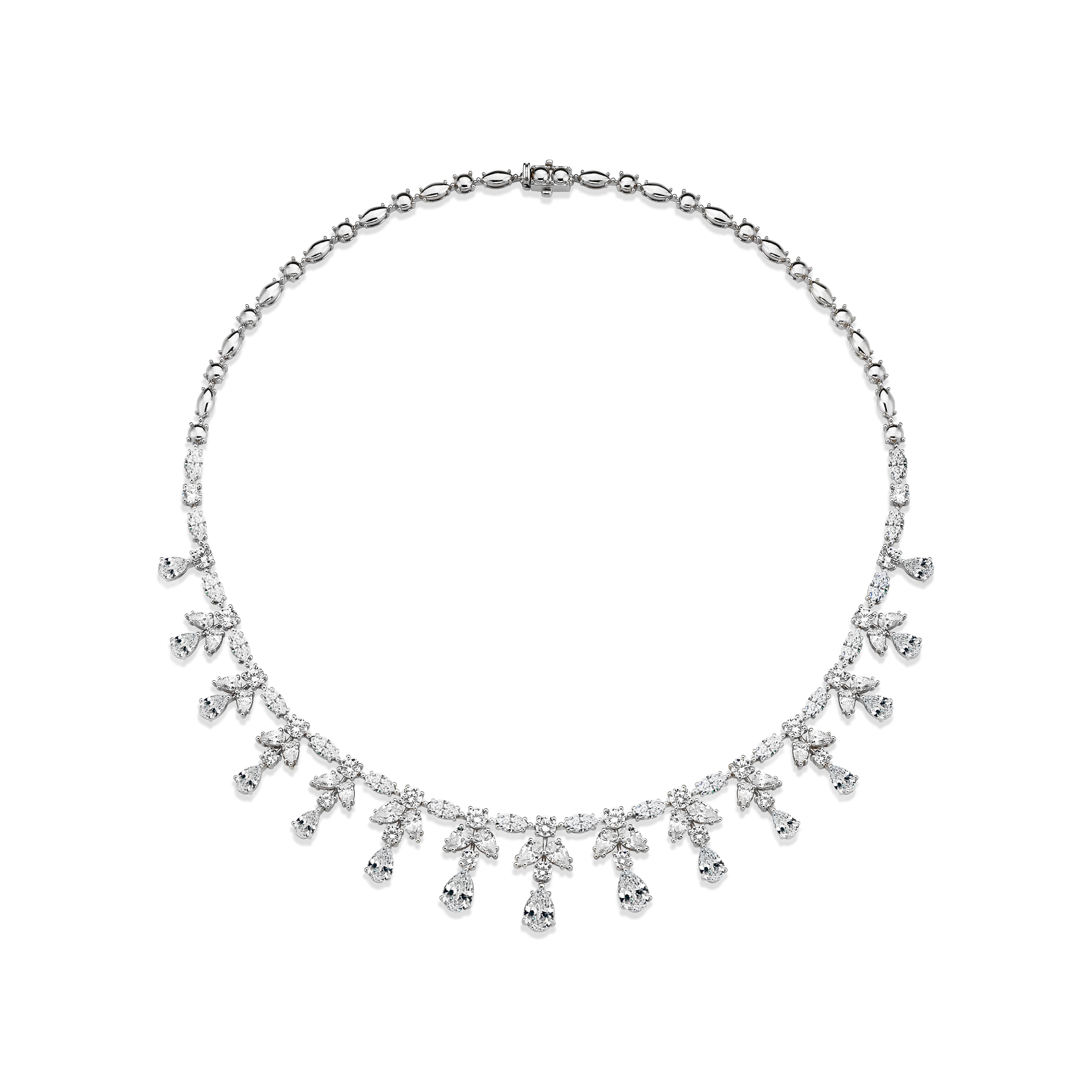 35 Carat Diamond Necklace Set