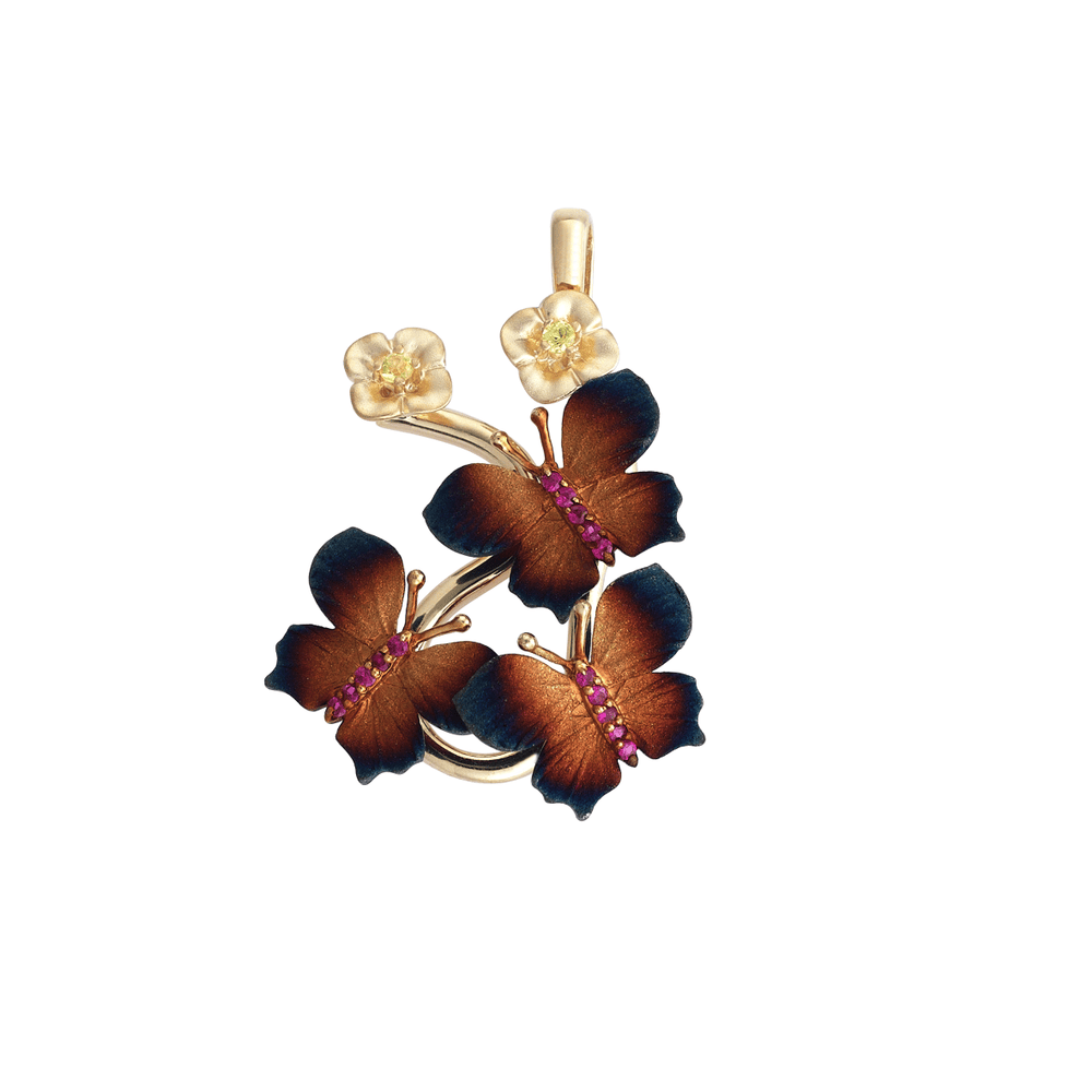 Global Warming Butterfly Pendant