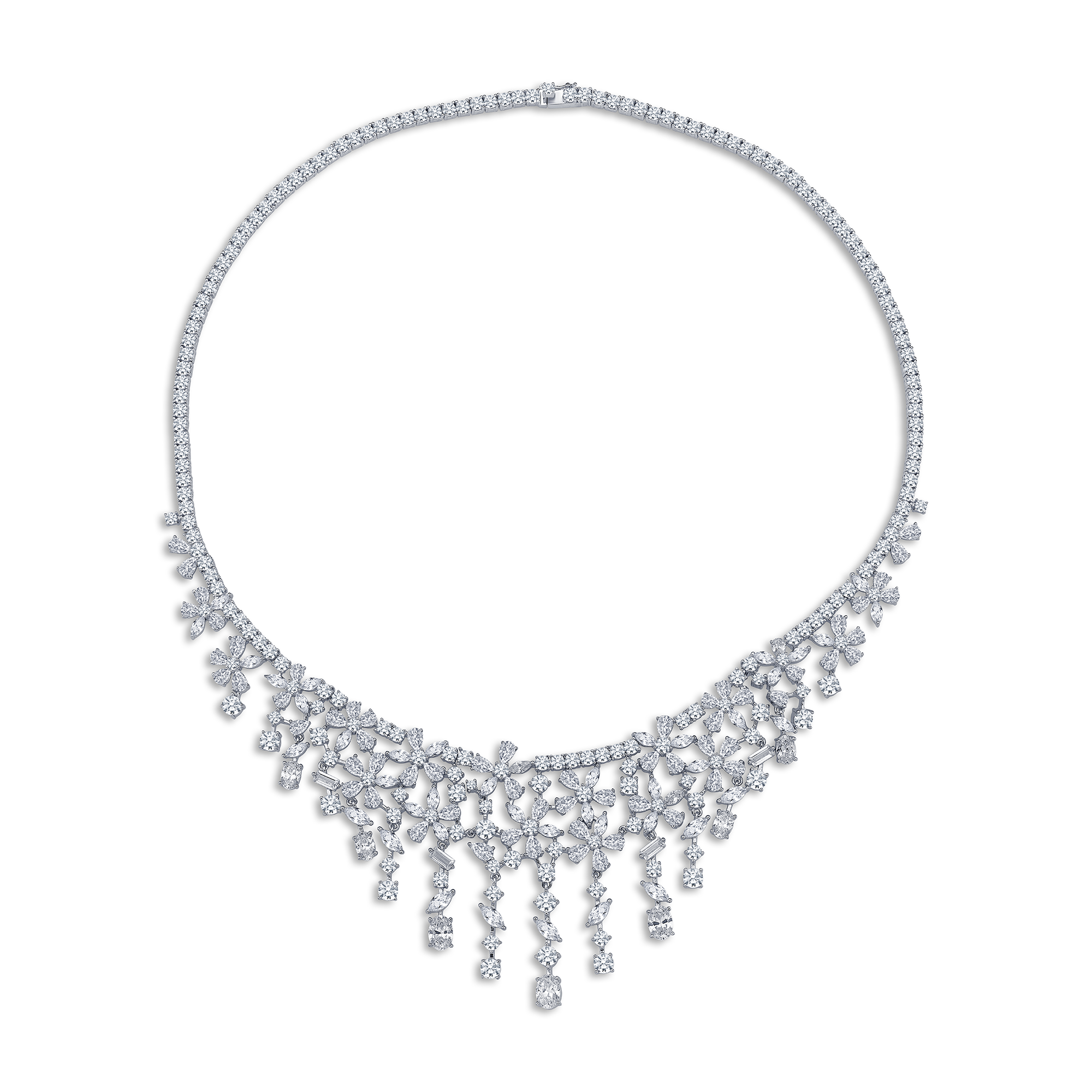 Gaia Effect 35 Carat Diamond Hybrid Gold Necklace