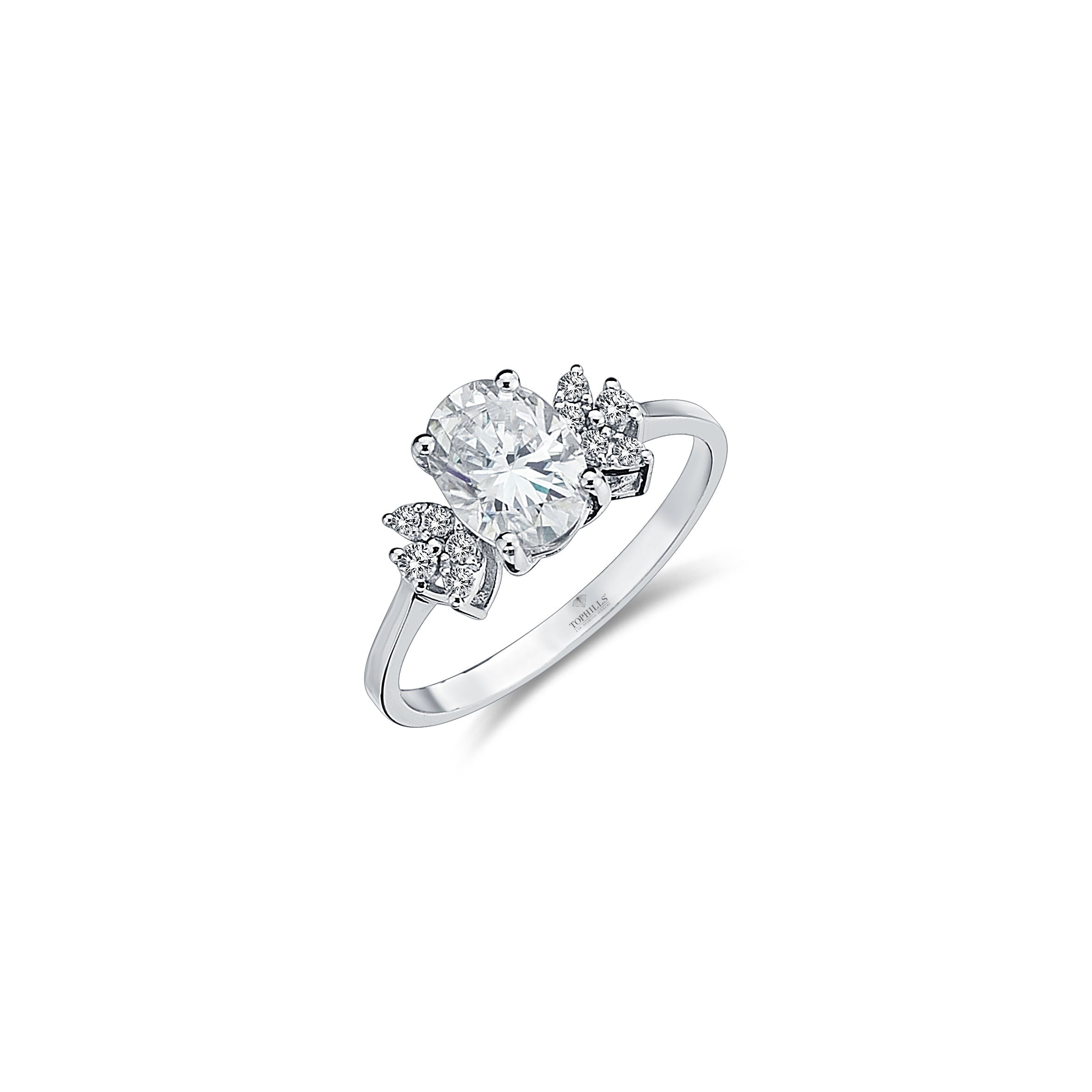 1.20 Carat Oval Diamond Solitaire Ring