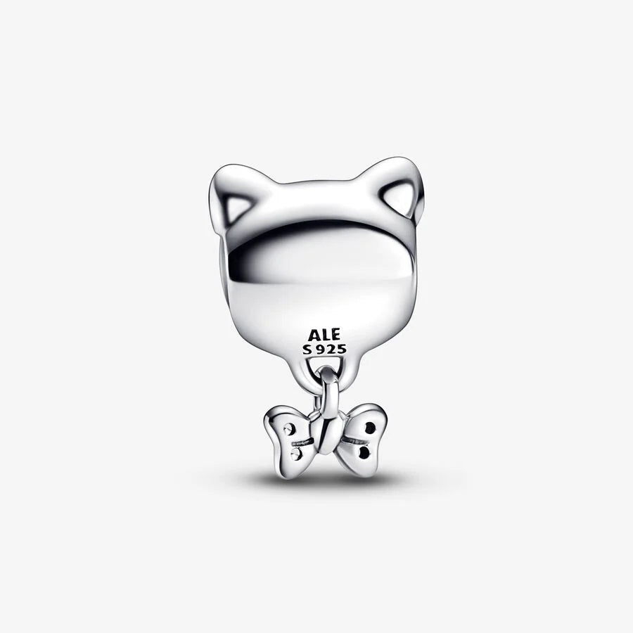Cat and Bow Charm