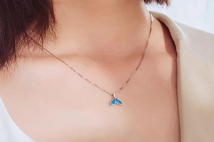 925 Silver | Whale Tail Necklace