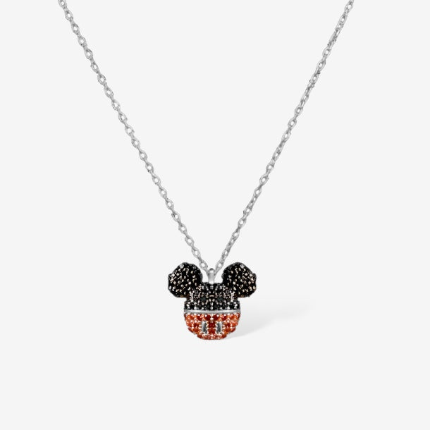Berlin Mickey Mouse 14K Gold Plated Silver Necklace