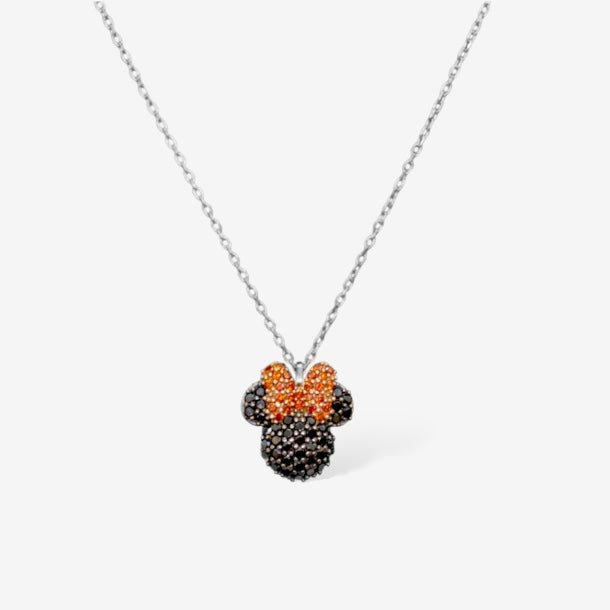 Berlin Minnie Mouse 14K Gold Plated Silver Necklace