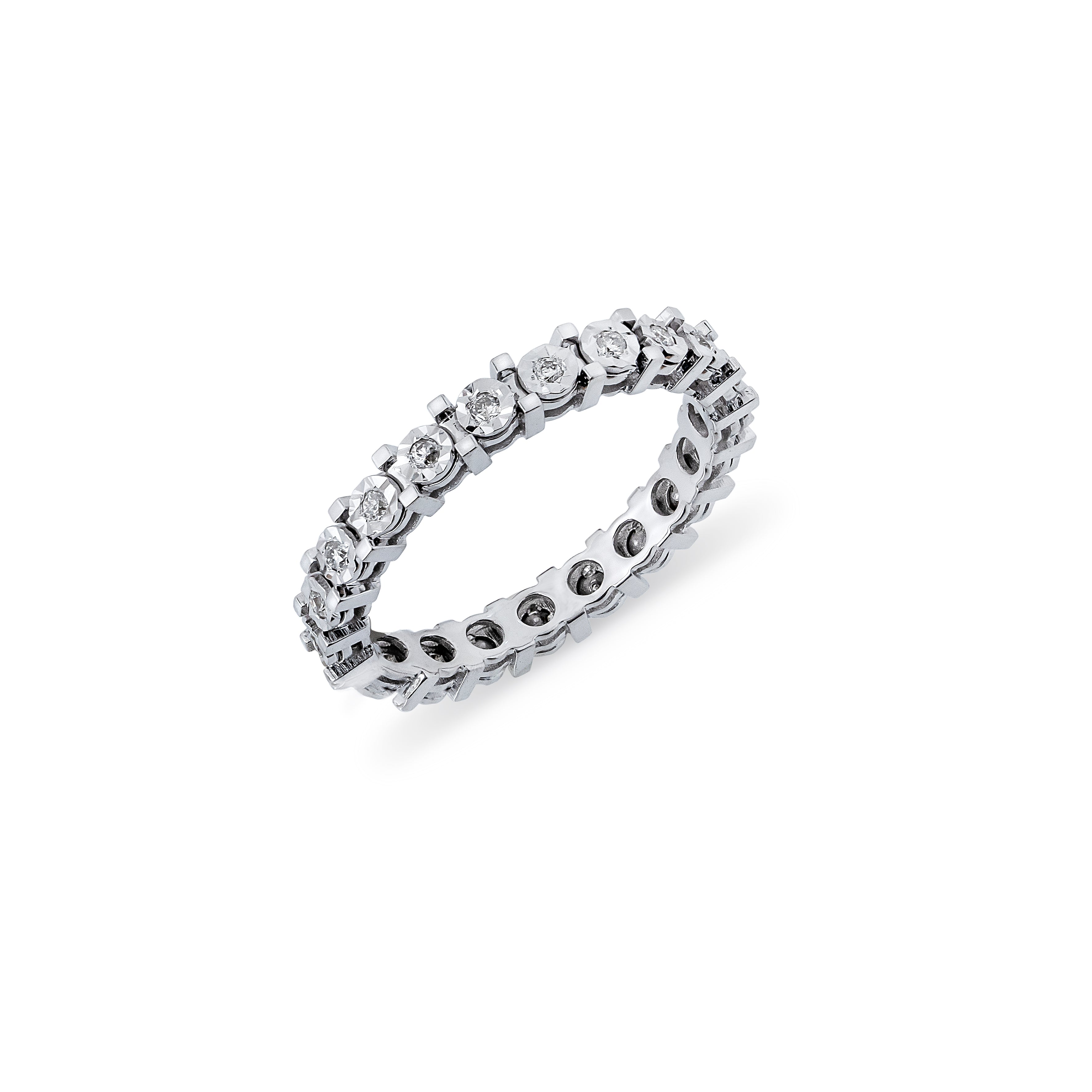 0.18 Carat Full Diamond Ring