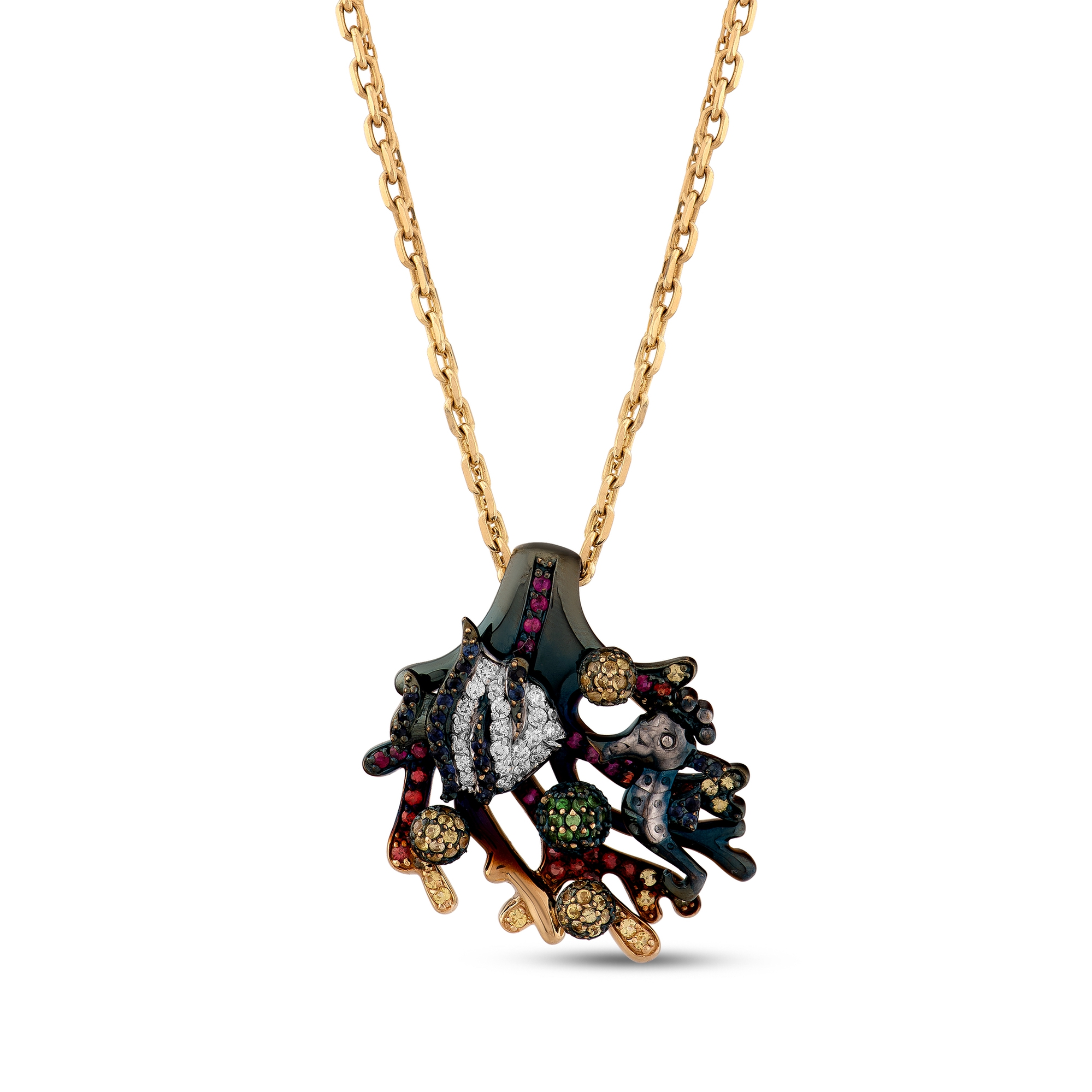 Le Grand Bleu Seahorse Pendant