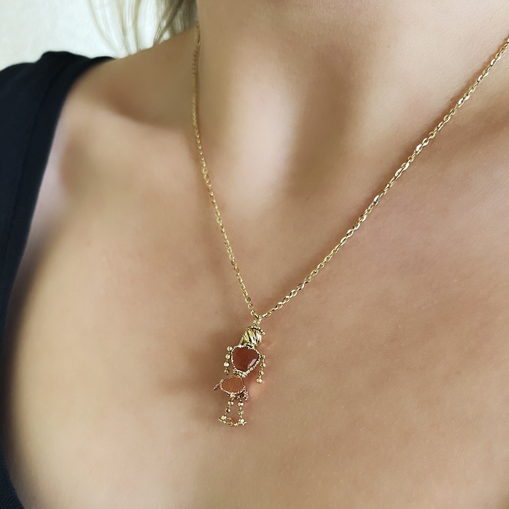 Girl Figured Necklace