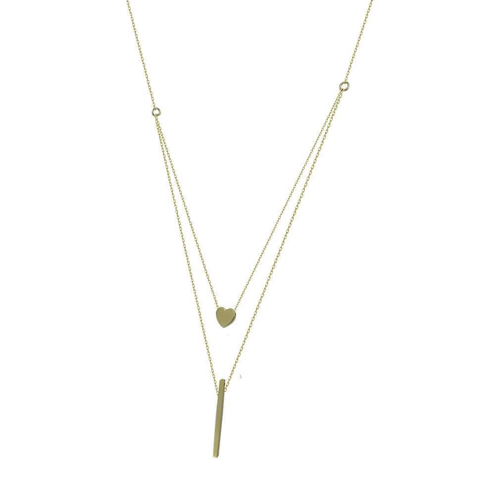 14K Double Necklace