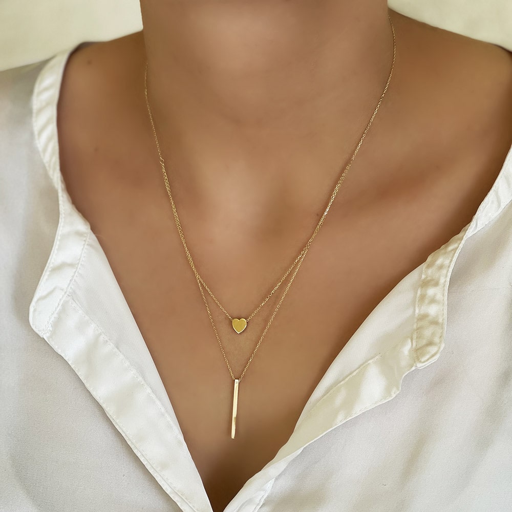 14K Double Necklace