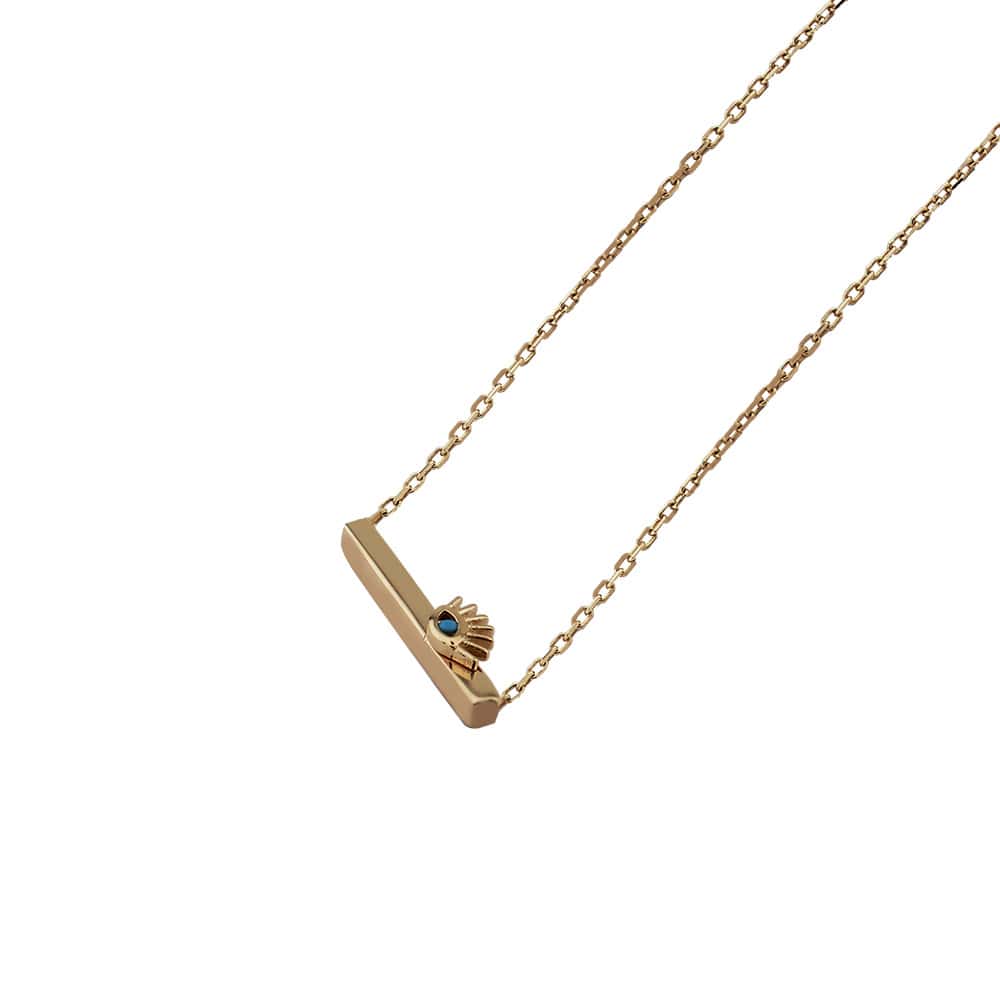 Eyed Plate Necklace