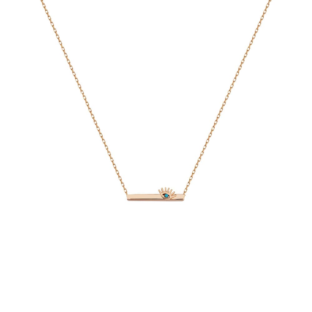 Eyed Plate Necklace