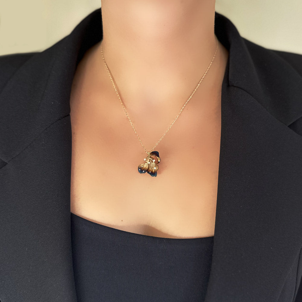 Global Warming Leaf Pendant