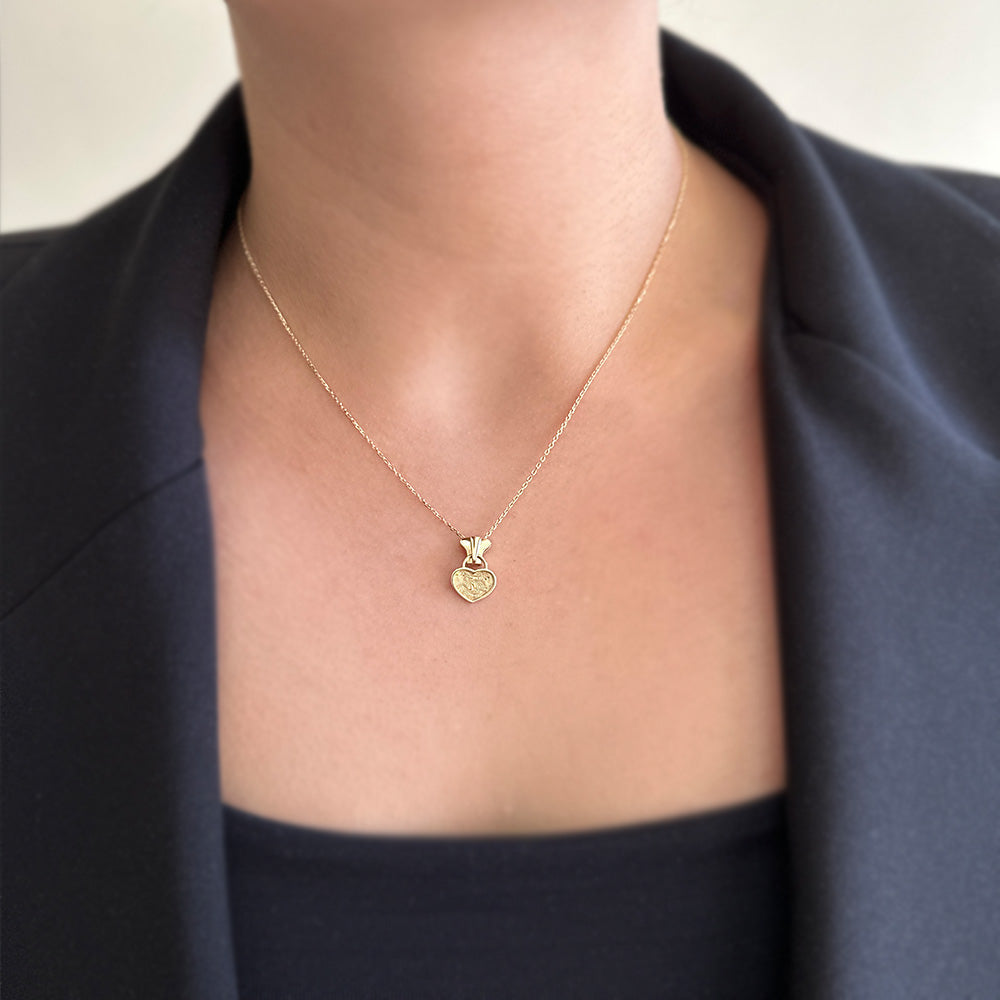 Heart Zipper Necklace