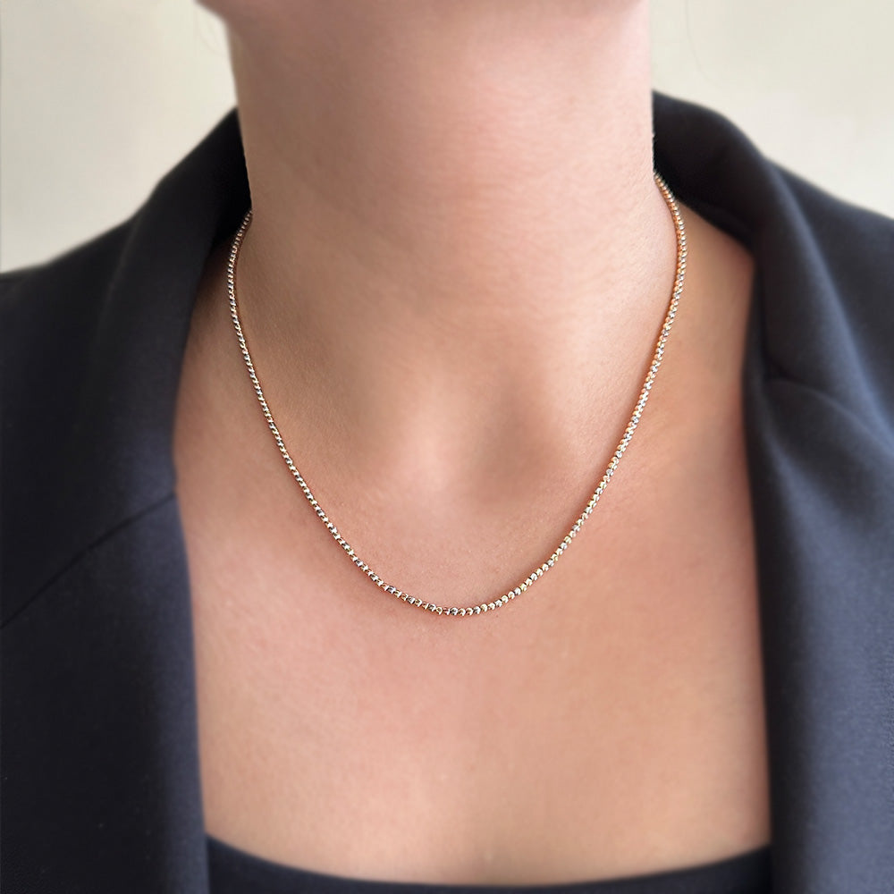 14K Gold Dorika Ball Necklace