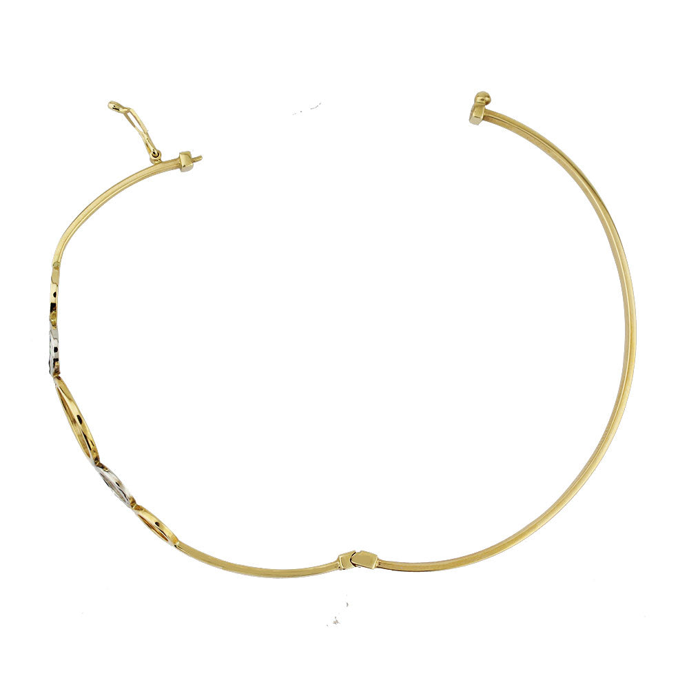 Ringed Stoneless Cuff Bracelet
