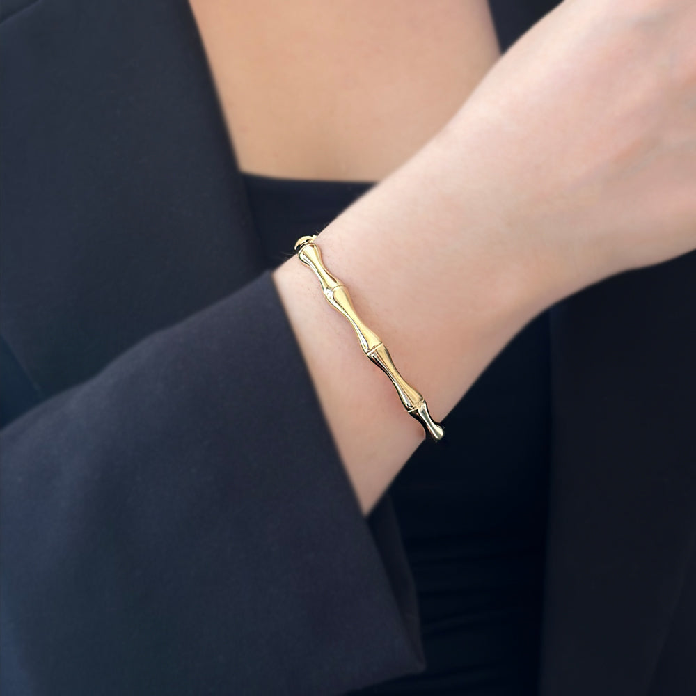 14 Carat Bone Model Handcuffs