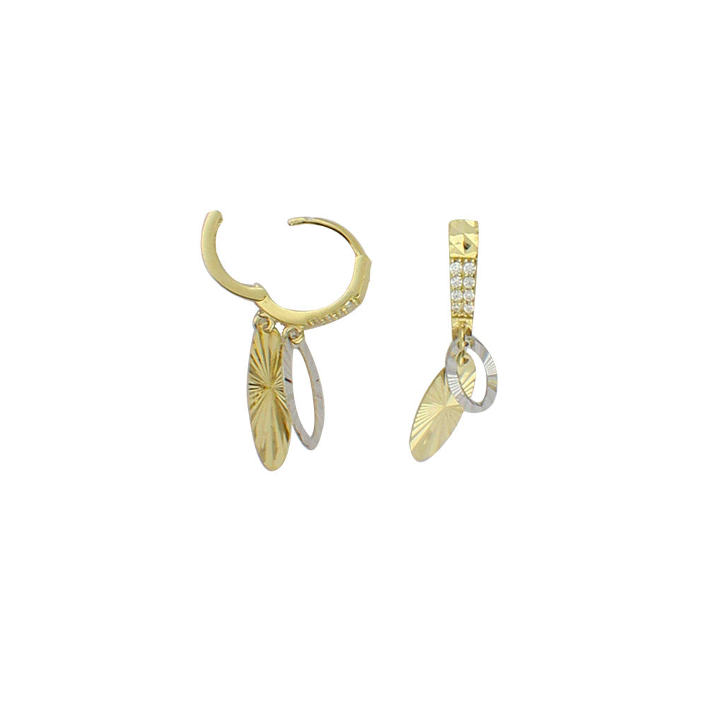 14 Carat Gold Dangle Earrings