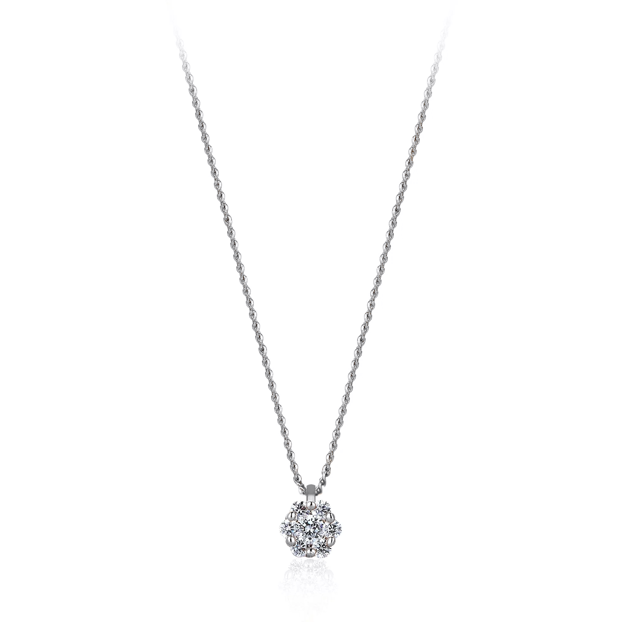 0.40 CART DIAMOND HYBRID CORONET NECKLACE SUPER OFFER PRICE