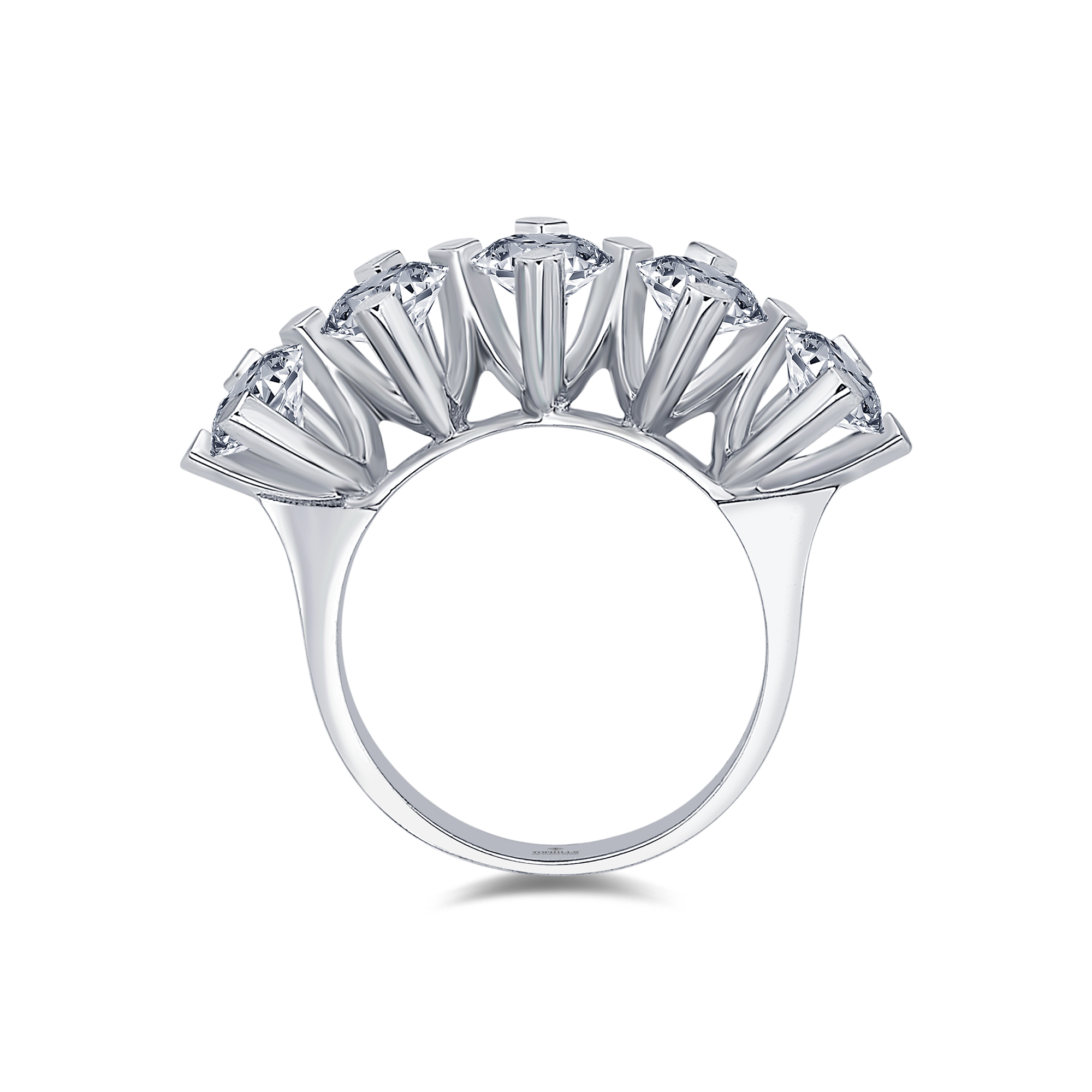 2.30 Carat Diamond Five Stone Ring
