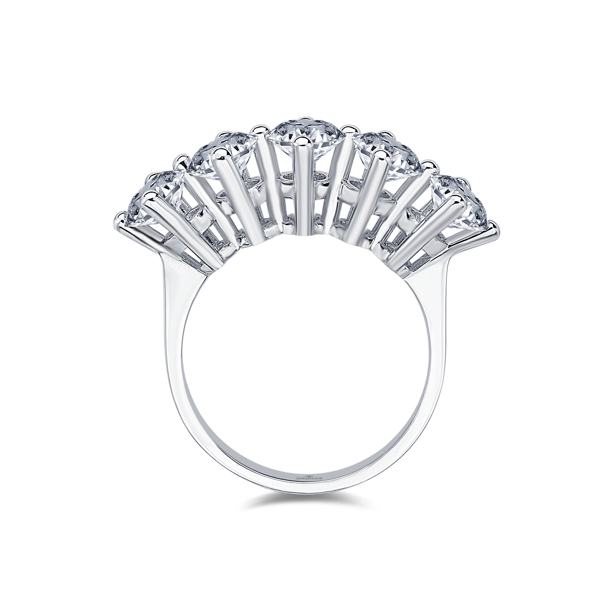 2.60 Carat Diamond Five Stone Ring