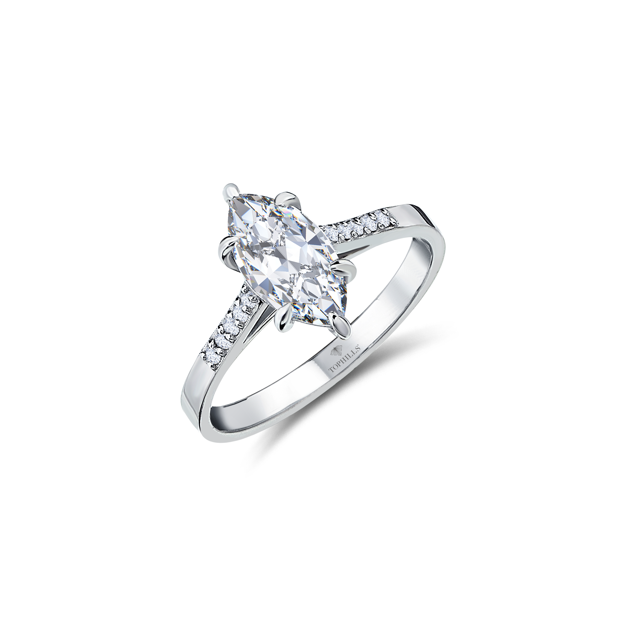 1.21 Carat Marquise Cut Diamond Solitaire Ring