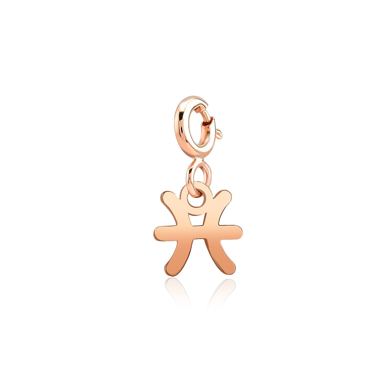 Pisces Pisces Gold Charm
