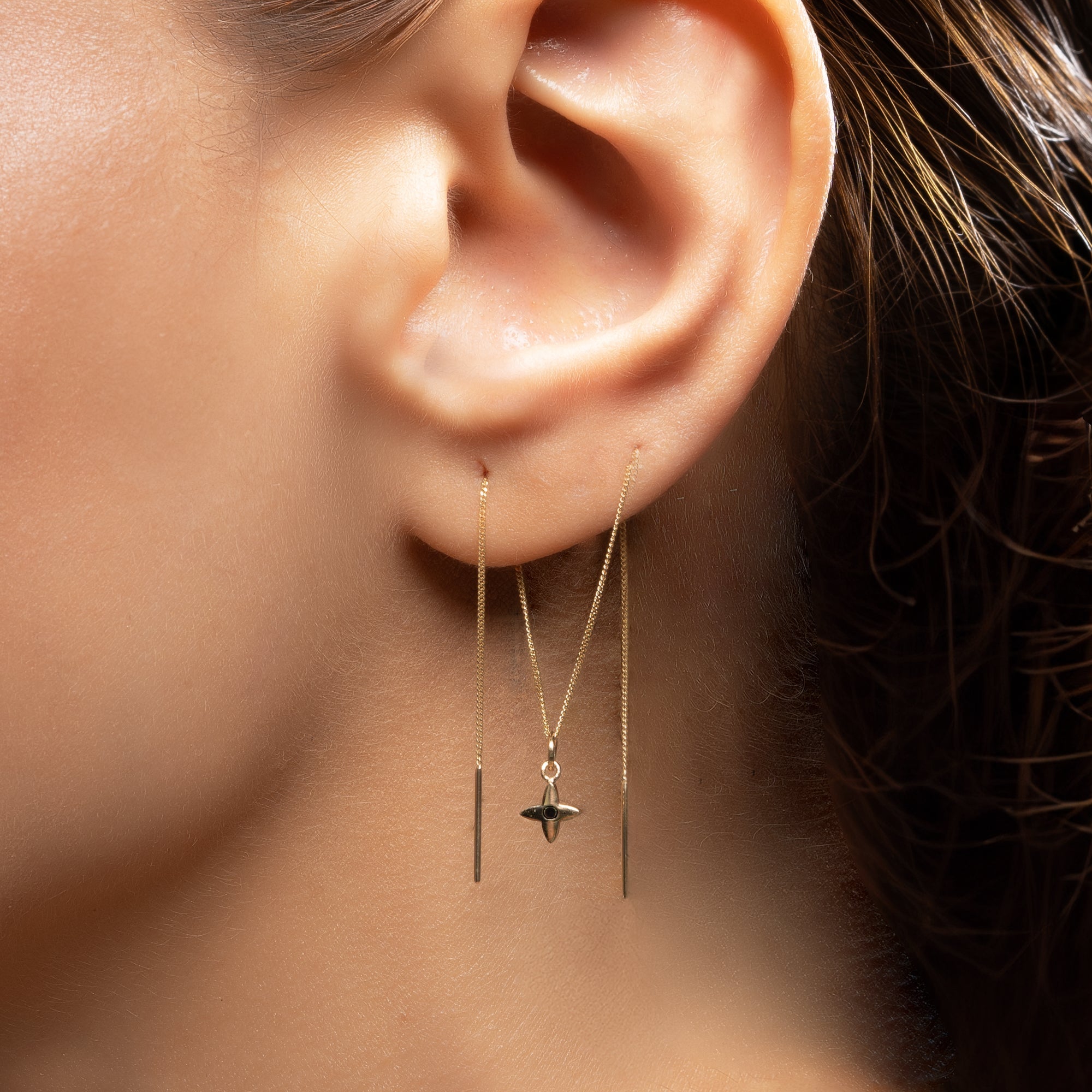 Enameled Star Gold Charm