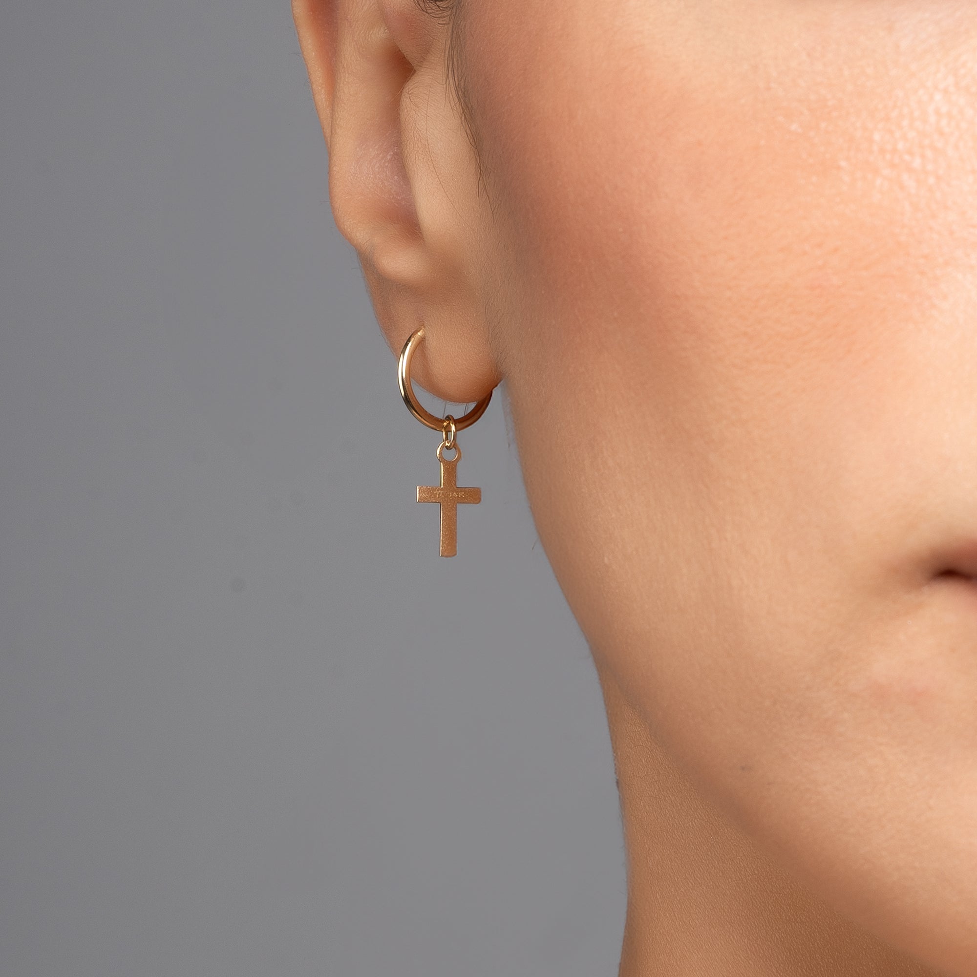 Cross Gold Charm