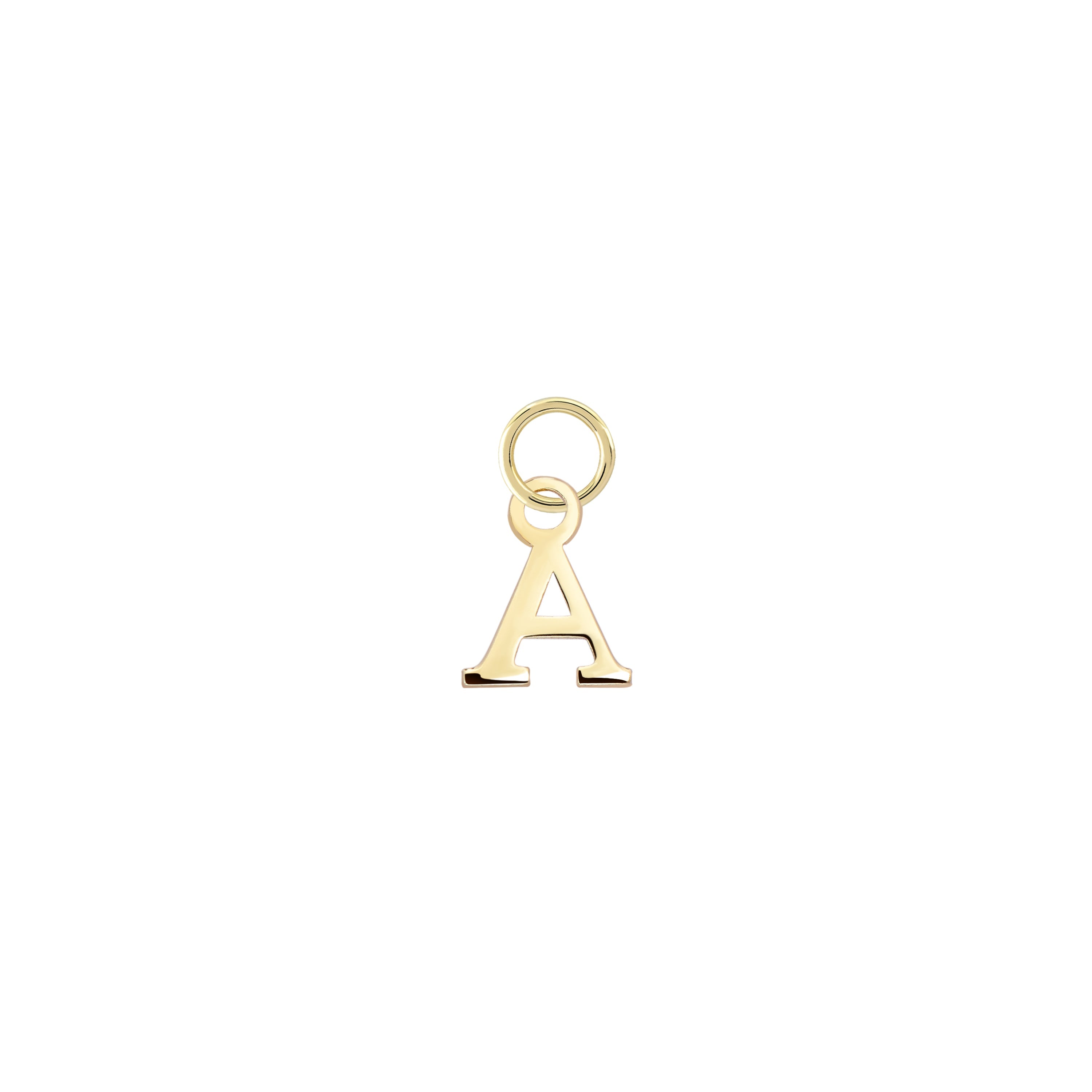 Letter Gold Charm