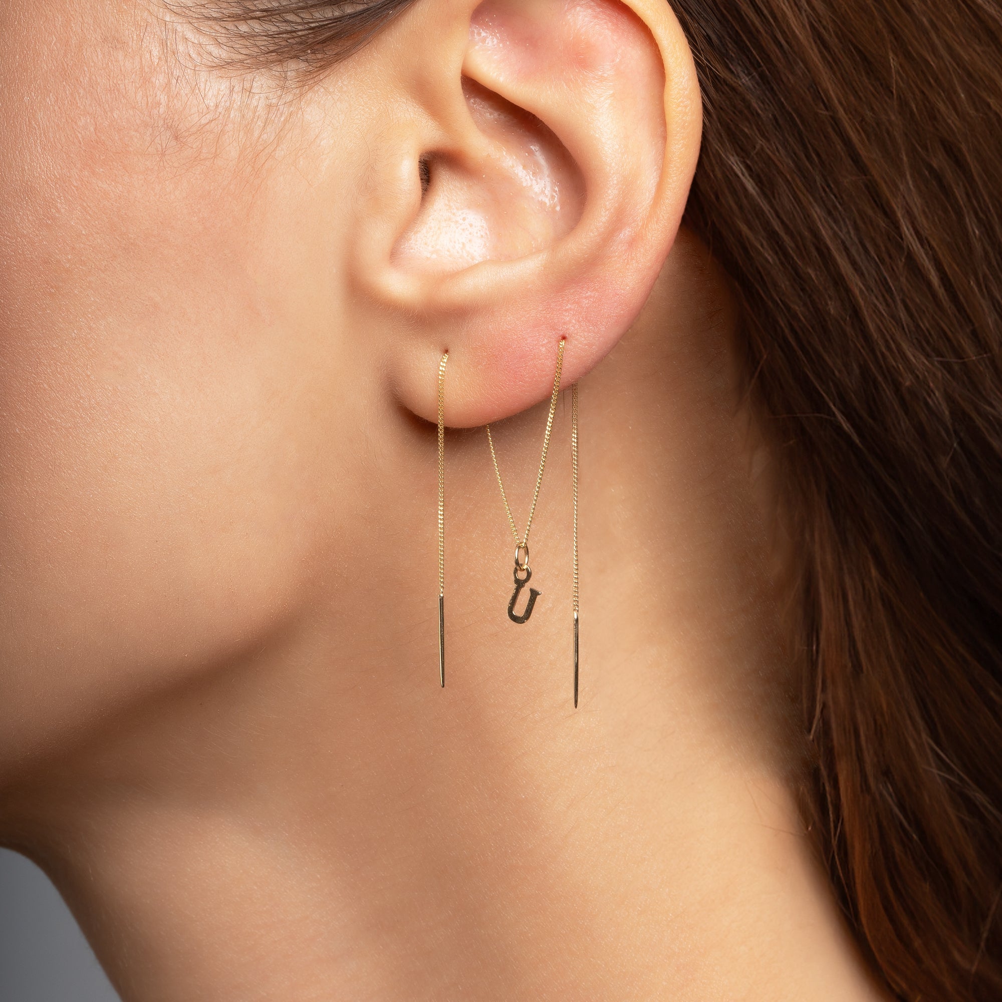 Letter Gold Charm