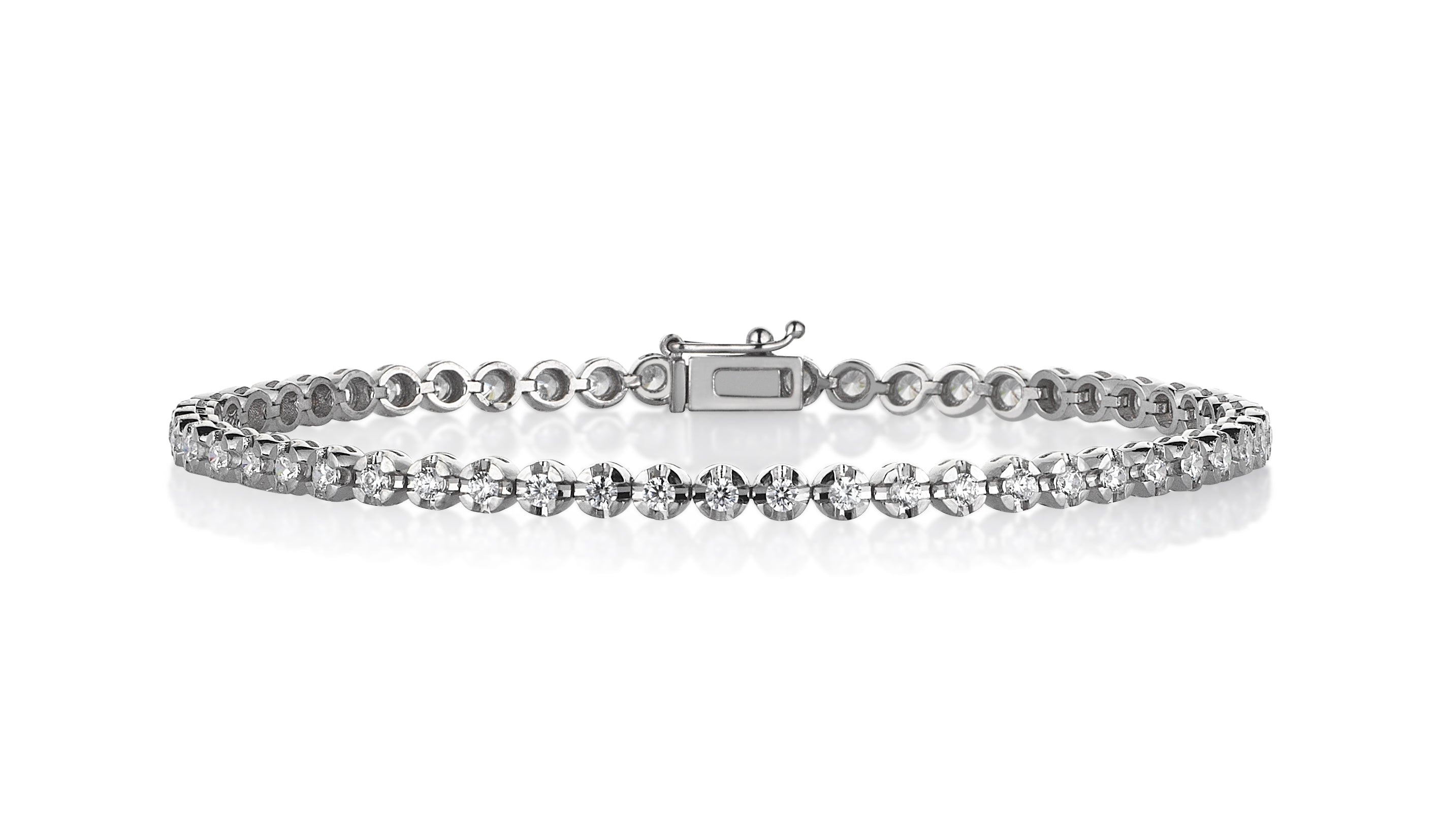 Diamond Gold Waterway Bracelet