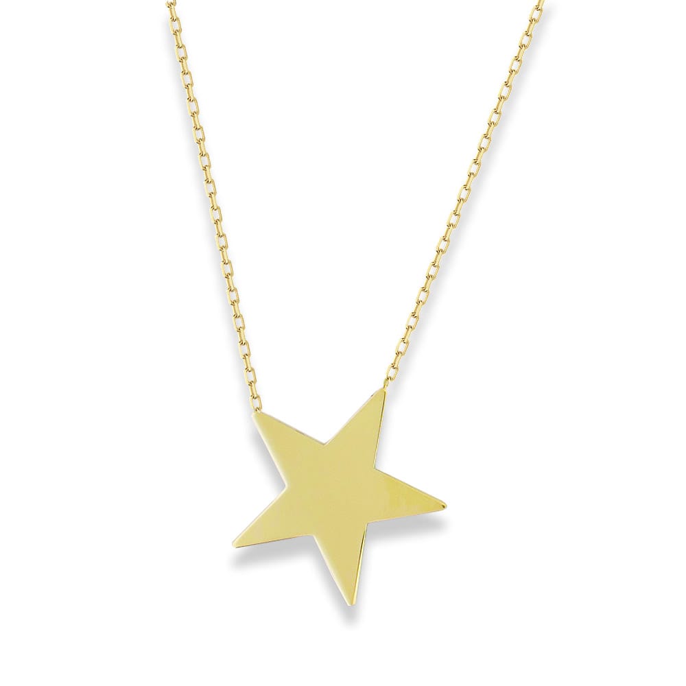 14K Star Necklace