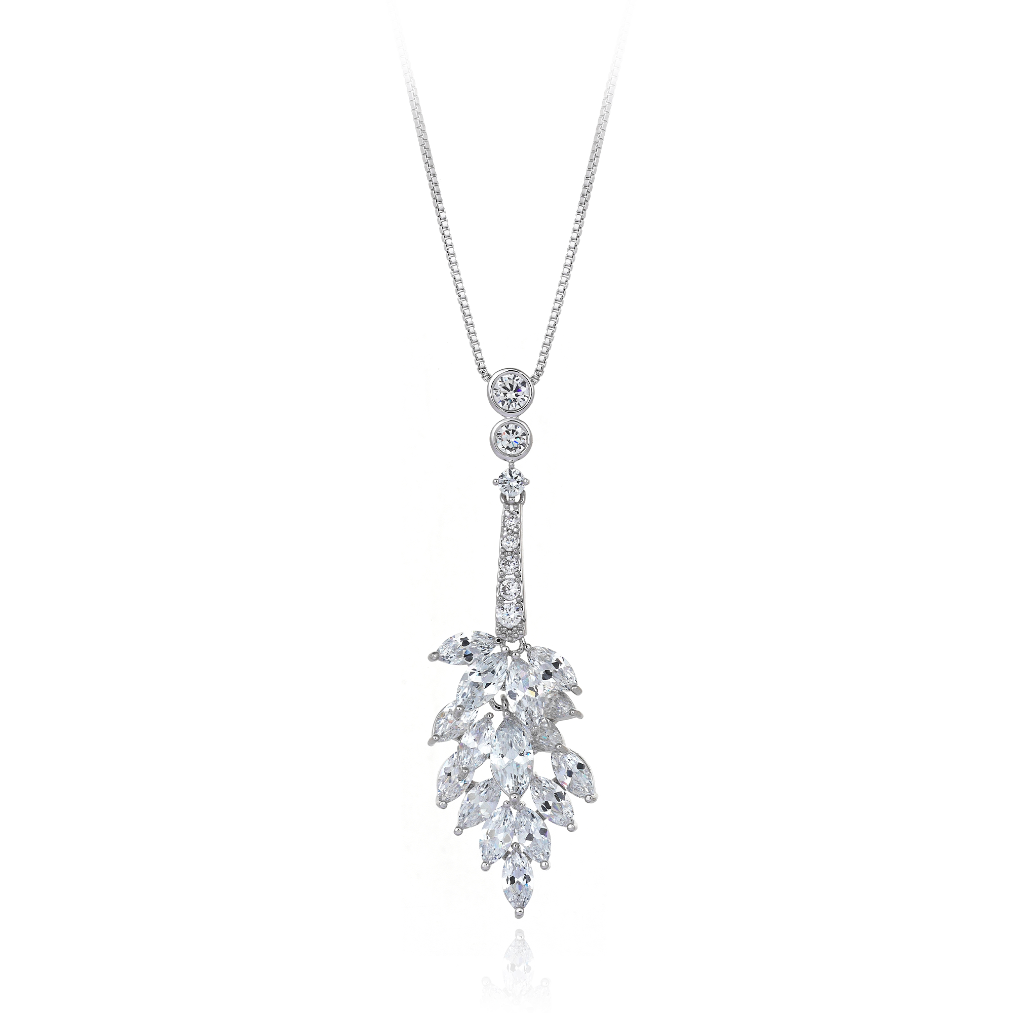 5 Carat Diamond Hybrid Gold Necklace