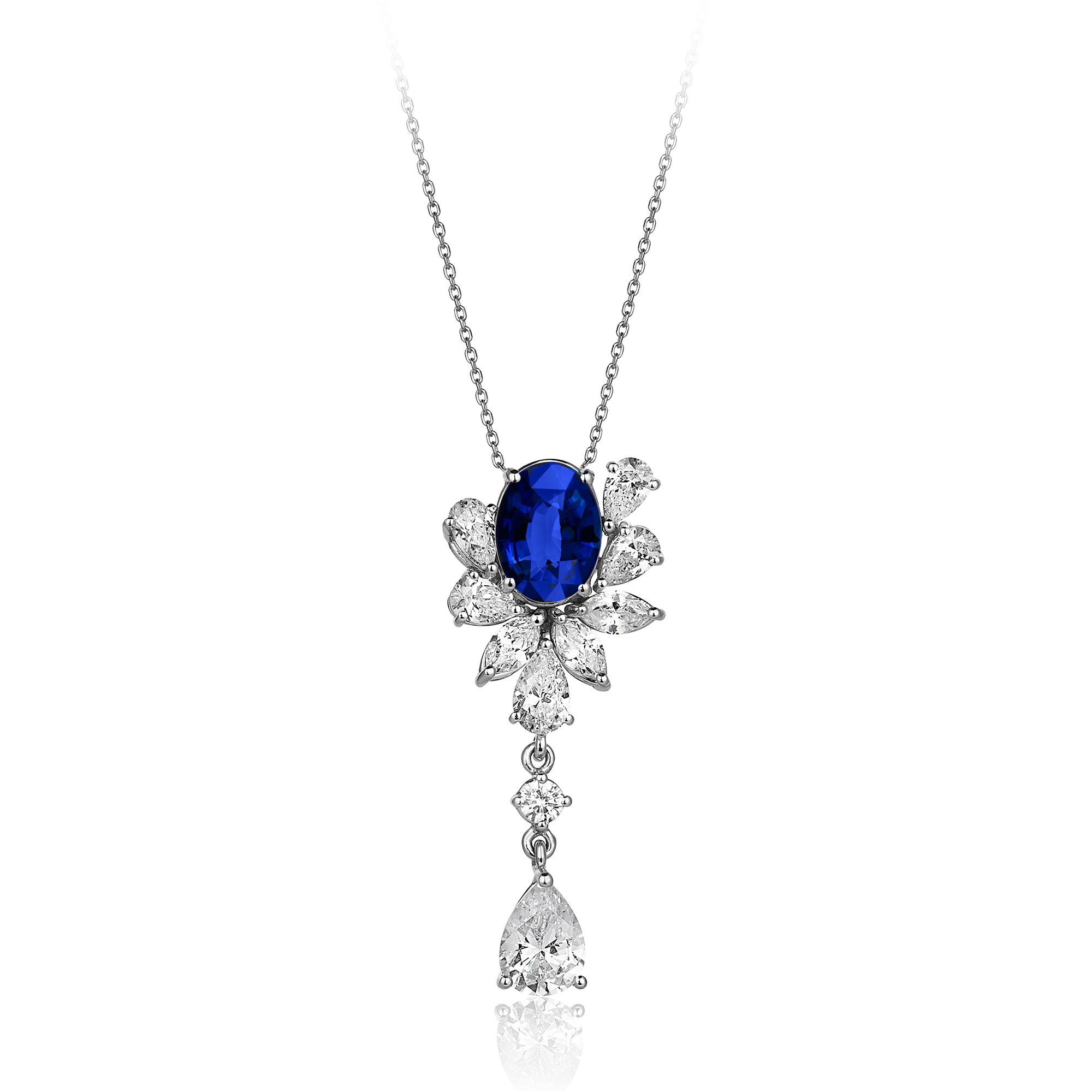 5 Carat Diamond Hybrid Gold Necklace