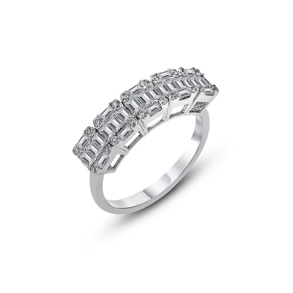 Baguette Five Stone Ring