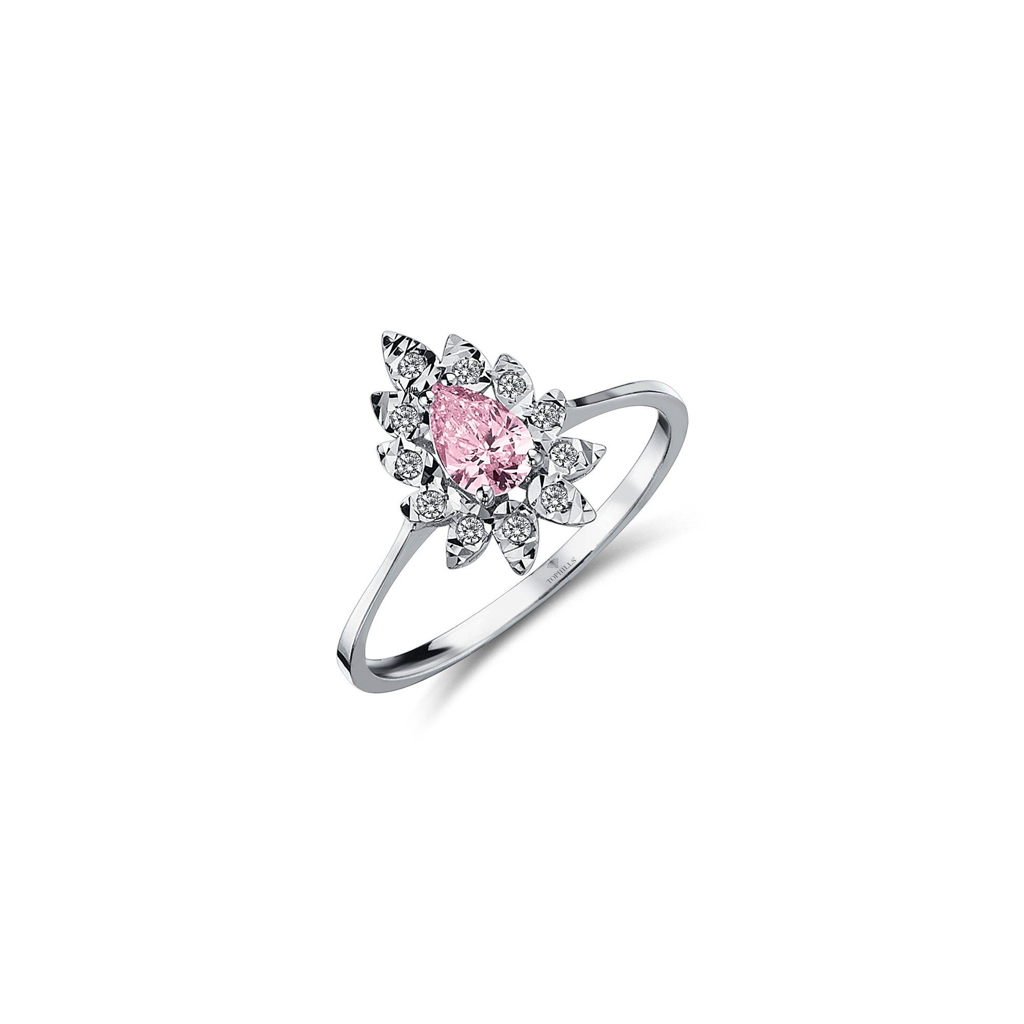 0.50 Carat Diamond Hybrid Gold Ring